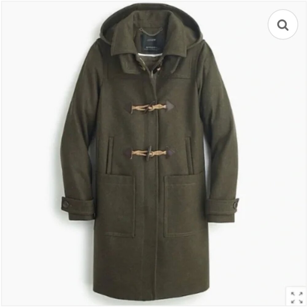 J.CREW  Wool Toggle Duffle Coat